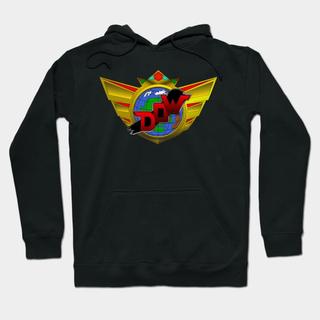 Dogs of War Crest Hoodie by H4Design